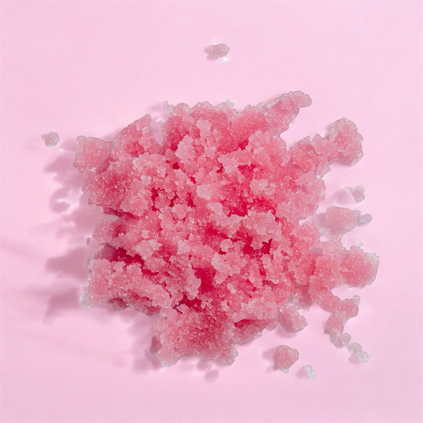 Colour changing lip scrub